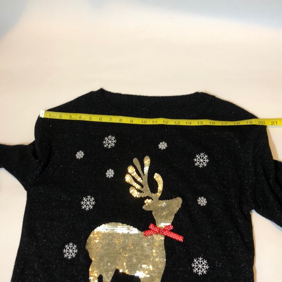 Black Christmas Sweater Size unknown - Picture 7 of 8